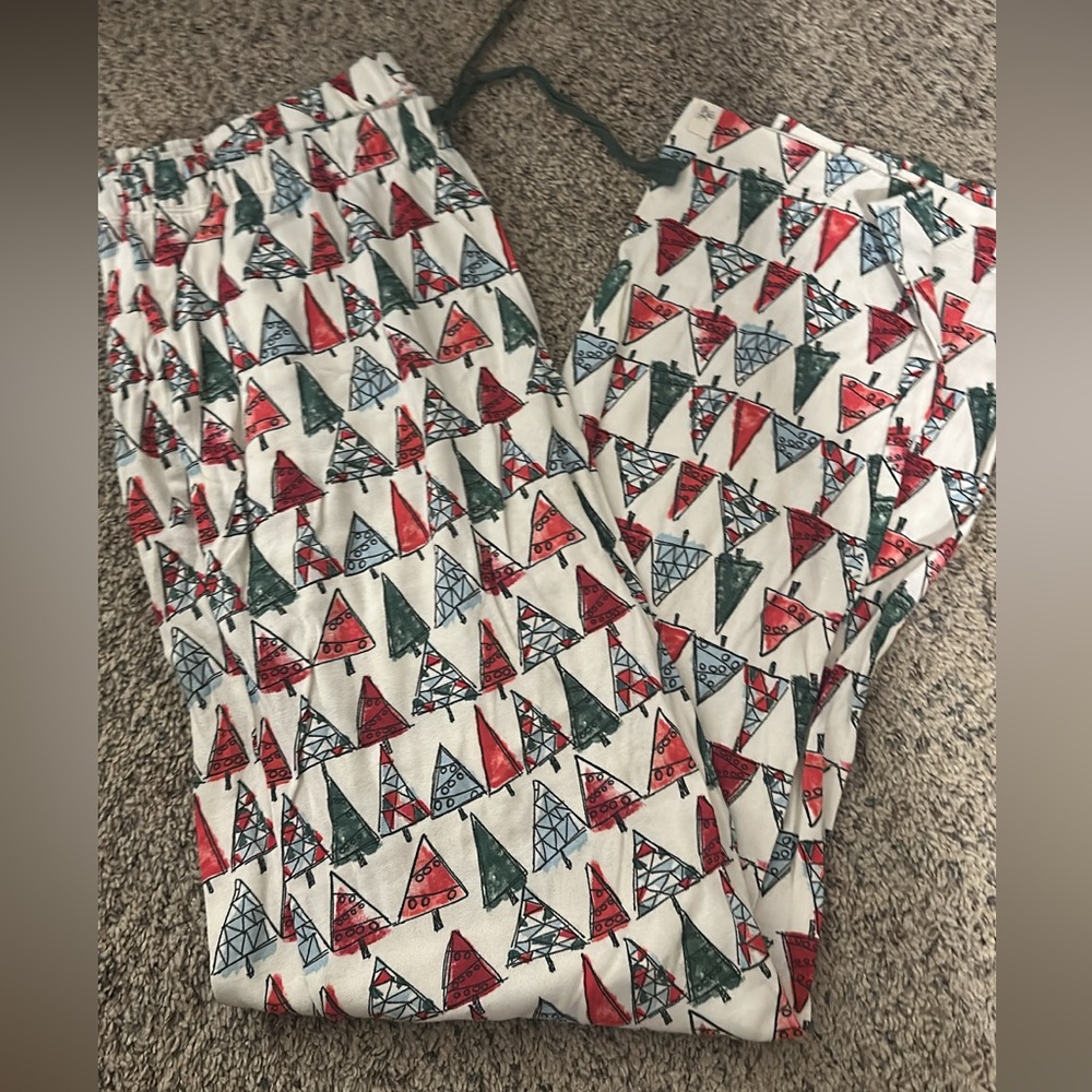 Festive Tree Print Men’s Pajamas